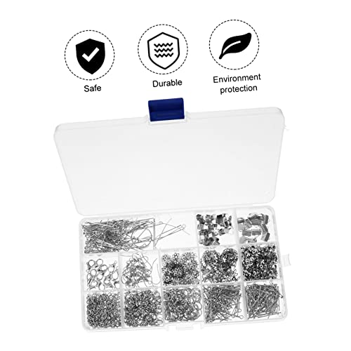 Sewroro 1 Schachtel DIY Ohrhaken Langlebige Stabile Schmuckherstellung Zubehör für Handgefertigte Ohrringe Leichtes Elegantes Material für Damen DIY Ohrschmuck Zubehör von Sewroro