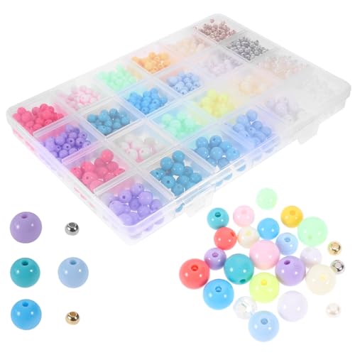 Sewroro 1 Schachtel Fächer Box mit Bunten Acryl Perlen Runde DIY Spacer Perlen für Armbänder Halsketten und Ohrringe Vielseitige Bastelperlen für Schmuckherstellung und Kreative Sewroro 1 Schachtel Fächer Box mit Bunten Acryl Perlen Runde DIY Spacer Perlen für Armbänder Halsketten und Ohrringe Vielseitige Bastelperlen für Schmuckherstellung und Kreative von Sewroro