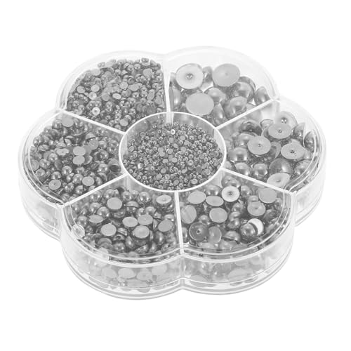 Sewroro 1 Schachtel Halbrunde Dekorperlen Silberfarben Multifunktionale DIY bastelperlen für Nageldesign Feine Geruchslose Halbperlen zum Aufkleben Praktische Schmuck Bastelaccessoires Sewroro 1 Schachtel Halbrunde Dekorperlen Silberfarben Multifunktionale DIY bastelperlen für Nageldesign Feine Geruchslose Halbperlen zum Aufkleben Praktische Schmuck Bastelaccessoires von Sewroro