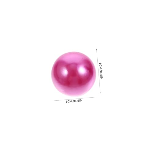 Sewroro 1 Schachtel Runde Abs Perlen Bunte Schmuckperlen zum Auffädeln DIY Armband Halskette Bastelperlen für Individuelle Schmuckherstellung und Dekoration Vielseitig und Platzsparend von Sewroro