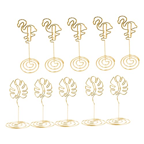 Sewroro 1 Set 10 Stück Hawaii Notizhalter Goldener Tischkartenhalter Fotoständer Bild Fixclip Schilderhalter Visitenkarten Clips Nachrichtenablage Platzrahmen Fotohalter Für Pad Sewroro 1 Set 10 Stück Hawaii Notizhalter Goldener Tischkartenhalter Fotoständer Bild Fixclip Schilderhalter Visitenkarten Clips Nachrichtenablage Platzrahmen Fotohalter Für Pad von Sewroro