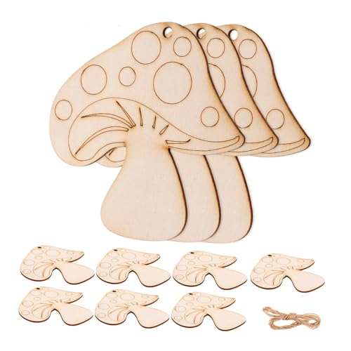 Sewroro 1 Set Pilze Holzornament Pilzzeug Gartenpilz Zum Bemalen Pilze Basteln Niedlicher Pilzausschnitt Pilzzubehör Pilzchips Pilzdekor Pilzbasteln Holz Sewroro 1 Set Pilze Holzornament Pilzzeug Gartenpilz Zum Bemalen Pilze Basteln Niedlicher Pilzausschnitt Pilzzubehör Pilzchips Pilzdekor Pilzbasteln Holz von Sewroro
