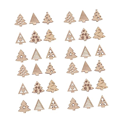 Sewroro 1 Weihnachtsdekoration Kleines Bauernhaus Dekoration Raumdekoration Wohndekoration Natürliche Holzige Weihnachtsornamente Hängende Scheiben Wanddekoration von Sewroro