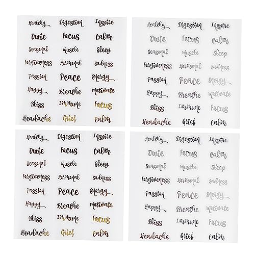 Sewroro 10 Blätter Aufkleber Für Ätherische Öle Nagelaufkleber Flaschen Goldene Buchstabenaufkleber Wasserdichte Aufkleber Selbstklebende Aufkleber Etiketten Etiketten Für von Sewroro