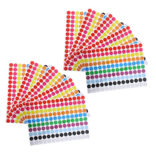Sewroro 10 Blatt Klebepunkte Selbstklebende Aufkleber für Farbkodierung Dokumentenklassifikation und DIY Projekte für und Zuhause Sewroro 10 Blatt Klebepunkte Selbstklebende Aufkleber für Farbkodierung Dokumentenklassifikation und DIY Projekte für und Zuhause von Sewroro