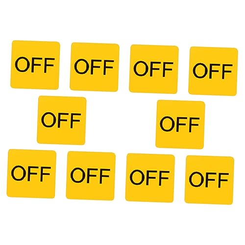 Sewroro 10 Blatt Warnaufkleber für Schalttafeln Selbstklebende Off Labels Haftetiketten mit Starkem Kleber für Elektrische Geräte Schwarz Gelber Sicherheitshinweis für Glatte Oberflächen Sewroro 10 Blatt Warnaufkleber für Schalttafeln Selbstklebende Off Labels Haftetiketten mit Starkem Kleber für Elektrische Geräte Schwarz Gelber Sicherheitshinweis für Glatte Oberflächen von Sewroro