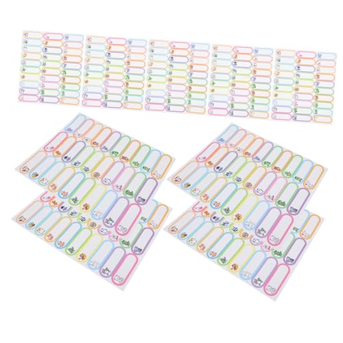 Sewroro 10 Blatt Wasserdichte Namensaufkleber für Selbstklebende Namensetiketten für Schule Kindergarten und Flaschen Langlebige Beschriftbare Sticker zur Kennzeichnung von Schulmaterial Sewroro 10 Blatt Wasserdichte Namensaufkleber für Selbstklebende Namensetiketten für Schule Kindergarten und Flaschen Langlebige Beschriftbare Sticker zur Kennzeichnung von Schulmaterial von Sewroro