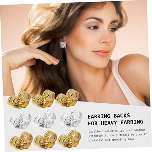 Sewroro 10 Paare Hypoallergene Silber Ohrstecker verschlüsse für Schwere Ohrringe Weißgold Gold Langlebig Verschleißfest als Ersatz für DIY Schmuckherstellung Sewroro 10 Paare Hypoallergene Silber Ohrstecker verschlüsse für Schwere Ohrringe Weißgold Gold Langlebig Verschleißfest als Ersatz für DIY Schmuckherstellung von Sewroro