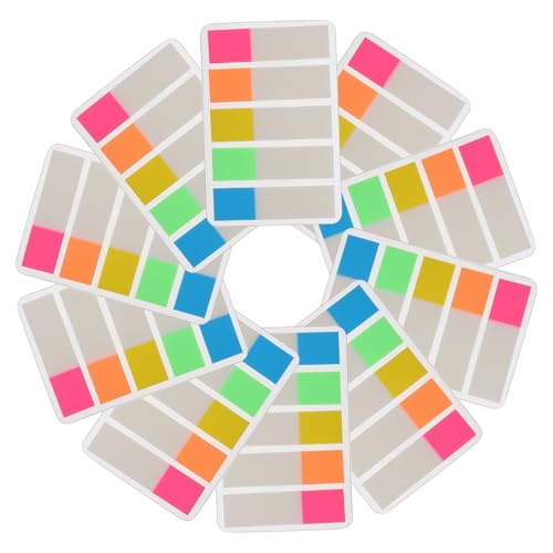 Sewroro 10 Sätze Fluoreszierende Haftnotizen Selbstklebende Index tabs Farbige Memo sticker für Büro Schule Bücher Organizer Praktisches Notiz Markierset Sewroro 10 Sätze Fluoreszierende Haftnotizen Selbstklebende Index tabs Farbige Memo sticker für Büro Schule Bücher Organizer Praktisches Notiz Markierset von Sewroro