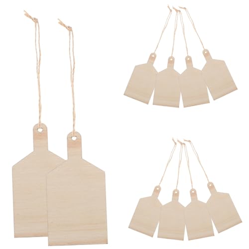 Sewroro 10 Stk. Zeichen Hängende Weihnachtsdekorationen Leere Untersetzer Zum Basteln Leere Ornamente Aufkleber Baum Untersetzer Schlüsselbund -blanks Weihnachtsbaum -ornamente Jumbo Holz von Sewroro