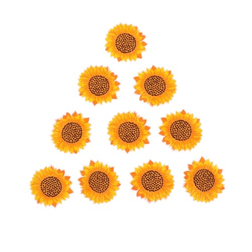 Sewroro 10 Stück Bestickte Sonnenblumen Stoffaufnäher Langlebige Stickerei Patches zum Aufnähen Dekorative DIY Applikationen für Kleidung Jeans Basteln und Kleidungsreparatur Sewroro 10 Stück Bestickte Sonnenblumen Stoffaufnäher Langlebige Stickerei Patches zum Aufnähen Dekorative DIY Applikationen für Kleidung Jeans Basteln und Kleidungsreparatur von Sewroro