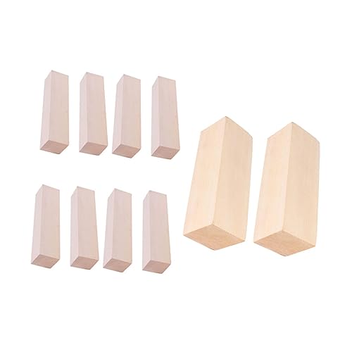 Sewroro 10 Stück DIY Unlackierte Holzblöcke für Bastelprojekte Natürliches Holz zum Schnitzen und Dekorieren Vielseitig Einsetzbar für Kreative Handwerksideen Sewroro 10 Stück DIY Unlackierte Holzblöcke für Bastelprojekte Natürliches Holz zum Schnitzen und Dekorieren Vielseitig Einsetzbar für Kreative Handwerksideen von Sewroro