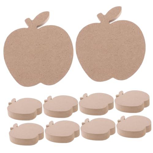 Sewroro 10 Stück Diy Bastelmaterial für Halloween Unlackierte Holzscheiben zum Bastelprojekte und Festliche Tischdekoration von Sewroro