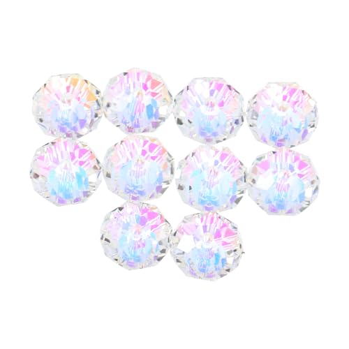 Sewroro 10 Stück Glänzende Kristallperlen für Diy Schmuckherstellung Armbänder Windspiele und Projekte Sewroro 10 Stück Glänzende Kristallperlen für Diy Schmuckherstellung Armbänder Windspiele und Projekte von Sewroro