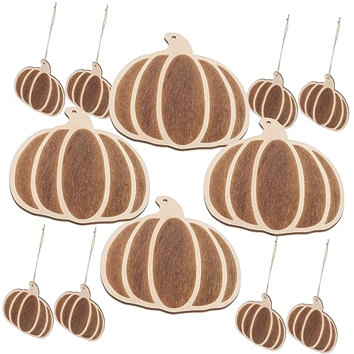 Sewroro 10 Stück Holz Pumpkin Formen Unbearbeitete Holz Dekorationen für Diy Basteln und Dekorationszwecke für Feste und Projekte Sewroro 10 Stück Holz Pumpkin Formen Unbearbeitete Holz Dekorationen für Diy Basteln und Dekorationszwecke für Feste und Projekte von Sewroro