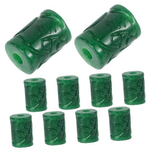 Sewroro 10 Stück Jadezubehör Spärliche Perlen Glatte Perlen Abstandsperlen Für Stifte Perlen Für Diy-schmuck Perlen Für Schmuckhersteller Perlen Für Armbänder Green Behandlung Von Jade Sewroro 10 Stück Jadezubehör Spärliche Perlen Glatte Perlen Abstandsperlen Für Stifte Perlen Für Diy-schmuck Perlen Für Schmuckhersteller Perlen Für Armbänder Green Behandlung Von Jade von Sewroro