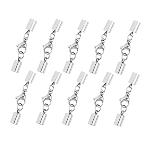 Sewroro 10 Stück Karabinerverschluss für Schmuckherstellung Loch für Armbänder und und Langlebig Einfach zu Bedienen Perfektes DIY Zubehör von Sewroro