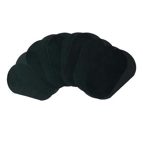 Sewroro 10 Stück Kleidungspatch Stoffreparaturflicken Handwerk Patches Zwickel Sweatshirts Hose Arm bügelei aufbügelflicken einfache Pulloverflicken Jeansapplikationen aufbügeln Dark Green von Sewroro