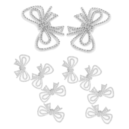 Sewroro 10 Stück Kristall Strass Schleifen Flicken Strass Schleifen Applikation Dekorative Flicken Für Kleidung Zum Aufbügeln Stickerei Sewroro 10 Stück Kristall Strass Schleifen Flicken Strass Schleifen Applikation Dekorative Flicken Für Kleidung Zum Aufbügeln Stickerei von Sewroro