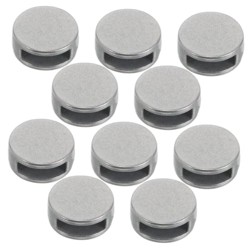Sewroro 10 Stück Metall Kordelstopper mit Dekorativem Design Elastische Bandklemmen für Diy Projekte Notizbuch Herstellung und Accessoires für Kreative Anwendungen und Gestaltung von Sewroro