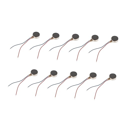 Sewroro 10 Stück Mini Vibrationsmotoren Kreative Mikro Motoren für Beauty Massager Hohe Härte Temperaturbeständig und Korrosionsbeständig für DIY Projekte von Sewroro
