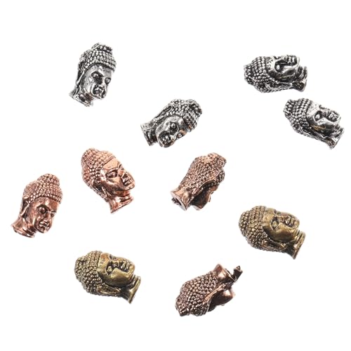 Sewroro 10 Stück Teiliges Buddha Kopf Schmuckanhänger aus Legierung Einzigartige Charms für DIY Armbänder Halsketten Handgefertigte Schmuckaccessoires Vielseitig Zufällige Farbe Sewroro 10 Stück Teiliges Buddha Kopf Schmuckanhänger aus Legierung Einzigartige Charms für DIY Armbänder Halsketten Handgefertigte Schmuckaccessoires Vielseitig Zufällige Farbe von Sewroro