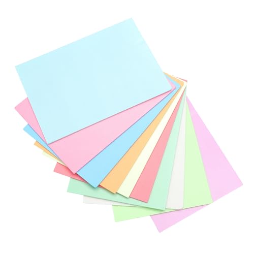 Sewroro 10 Stück Teiliges DIY Zeichentablett Dicke Bunte Kunststoffplatten Stabile Malunterlage für Malstifte Buntstifte Wasserfarben als Schreib und Malspielzeug von Sewroro