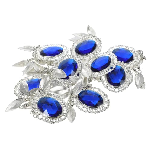 Sewroro 10 Stück Teiliges Damen Kleidungs Schmuckanhänger aus Acryl und Metall Abnehmbar Vielseitig für Kleidung Taschen Schuhe und Hochzeitsdekoration Blaue und Silberne Designs Sewroro 10 Stück Teiliges Damen Kleidungs Schmuckanhänger aus Acryl und Metall Abnehmbar Vielseitig für Kleidung Taschen Schuhe und Hochzeitsdekoration Blaue und Silberne Designs von Sewroro