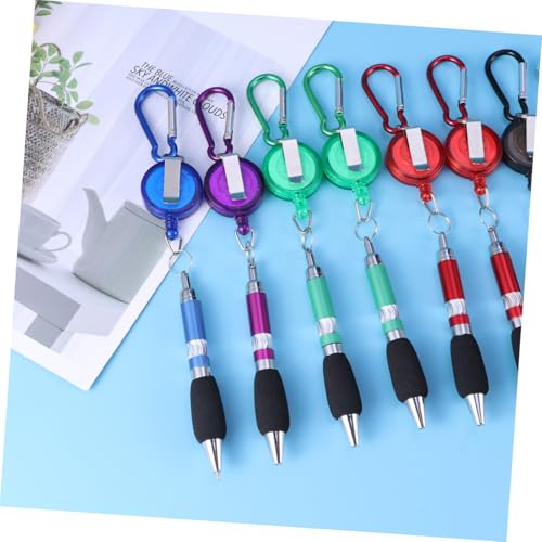 Sewroro 10 Stück Teiliges Einziehbare Kugelschreiber mit Clip und Karabiner Praktischer Ausweishalter für Büro Einzelhandel Partys Zufällige Farben Kunststoff und Metall Zufällige Farbe Sewroro 10 Stück Teiliges Einziehbare Kugelschreiber mit Clip und Karabiner Praktischer Ausweishalter für Büro Einzelhandel Partys Zufällige Farben Kunststoff und Metall Zufällige Farbe von Sewroro