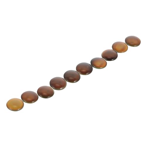 Sewroro 10 Stück Teiliges Glasperlen mit Farbwechsel Runde Cabochon Edelsteine für Schmuckherstellung DIY Armbänder Halsketten Ohrringe Sichere und Langlebige Glasmaterialien von Sewroro