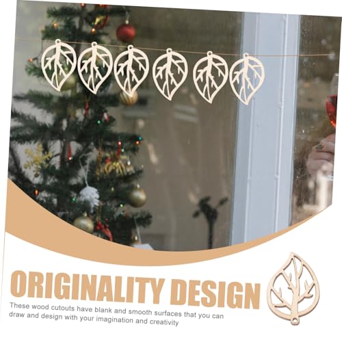 Sewroro 10 Stück Teiliges Holzblätter Bastelzuschnitte Unbemalt Glatte Kanten DIY Holzverzierungen für Herbstdeko und Kreative Handarbeiten Sewroro 10 Stück Teiliges Holzblätter Bastelzuschnitte Unbemalt Glatte Kanten DIY Holzverzierungen für Herbstdeko und Kreative Handarbeiten von Sewroro