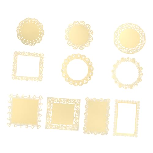 Sewroro 10 Stück Teiliges Hot Stamping Lace Paper mit Filigranen Cut out Mustern Dekoratives Bastelpapier für Scrapbooking DIY Handwerksprojekte Geeignet für Tagebücher Alben und Sewroro 10 Stück Teiliges Hot Stamping Lace Paper mit Filigranen Cut out Mustern Dekoratives Bastelpapier für Scrapbooking DIY Handwerksprojekte Geeignet für Tagebücher Alben und von Sewroro