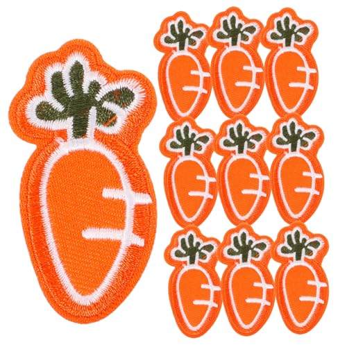 Sewroro 10 Stück Teiliges Karotten Aufbügler Kleine Cartoon Stoffaufnäher Vielseitige Textil Patches zum Aufbügeln und Nähen Dekorative Reparaturflicken für Kleidung Taschen und Rucksäcke Sewroro 10 Stück Teiliges Karotten Aufbügler Kleine Cartoon Stoffaufnäher Vielseitige Textil Patches zum Aufbügeln und Nähen Dekorative Reparaturflicken für Kleidung Taschen und Rucksäcke von Sewroro