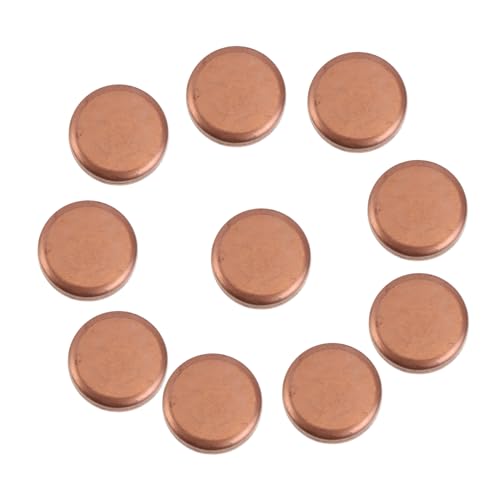 Sewroro 10 Stück Teiliges Kupfer Welding Cooling Caps Präzise Wandstärke Hohe Wärmeleitfähigkeit Langlebig für Kälte Sanitär und Heizungsinstallationen Sewroro 10 Stück Teiliges Kupfer Welding Cooling Caps Präzise Wandstärke Hohe Wärmeleitfähigkeit Langlebig für Kälte Sanitär und Heizungsinstallationen von Sewroro