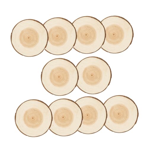 Sewroro 10 Stück Teiliges Natürliche Runde Holzscheiben aus Zedernholz mit Rinde Glatte Oberfläche für DIY Bastelprojekte Handmalerei Hochzeitsdeko Weihnachtsornamente und Fotorequisiten Sewroro 10 Stück Teiliges Natürliche Runde Holzscheiben aus Zedernholz mit Rinde Glatte Oberfläche für DIY Bastelprojekte Handmalerei Hochzeitsdeko Weihnachtsornamente und Fotorequisiten von Sewroro