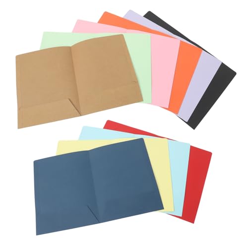 Sewroro 10 Stück Teiliges Papierordner aus Dickem Papier mit Doppelseitigen Einstecktaschen Farbige Dokumentenmappe für Vertragsmanagement und Archivierung Praktischer Organizer für Büro Sewroro 10 Stück Teiliges Papierordner aus Dickem Papier mit Doppelseitigen Einstecktaschen Farbige Dokumentenmappe für Vertragsmanagement und Archivierung Praktischer Organizer für Büro von Sewroro