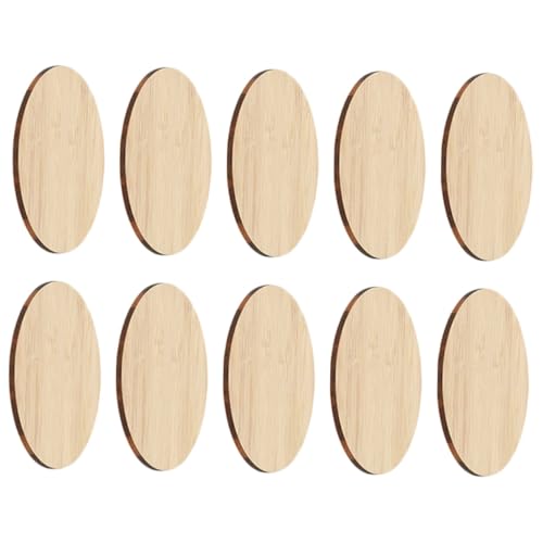 Sewroro 10 Stück Teiliges Runde Bambusscheiben Naturbelassene DIY Holzstücke mit Abgerundeten Kanten Vielseitig für Basteln Geschenkanhänger Spielersatz und Dekorative Anhänger Sewroro 10 Stück Teiliges Runde Bambusscheiben Naturbelassene DIY Holzstücke mit Abgerundeten Kanten Vielseitig für Basteln Geschenkanhänger Spielersatz und Dekorative Anhänger von Sewroro