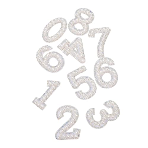 Sewroro 10 Stück Teiliges Set Gestickte Zahlen Aufnäher mit Strass und Kunstperlen Weiche Strapazierfähige Bügel und Nähapplikationen für Jacken Hüte Jeans Rucksäcke Diy Kleidung Zubehör Sewroro 10 Stück Teiliges Set Gestickte Zahlen Aufnäher mit Strass und Kunstperlen Weiche Strapazierfähige Bügel und Nähapplikationen für Jacken Hüte Jeans Rucksäcke Diy Kleidung Zubehör von Sewroro