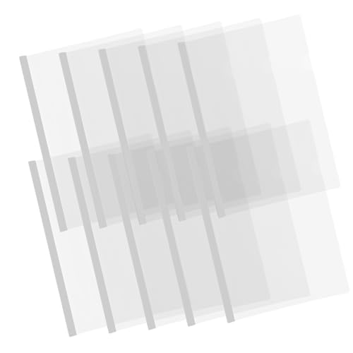 Sewroro 10 Stück Teiliges Transparente Dokumentenmappen mit Schiebestange Klare Report Cover mit Sicherem Hebelclip Wasserabweisend und Praktisch für Büro und Wichtige Unterlagen Sewroro 10 Stück Teiliges Transparente Dokumentenmappen mit Schiebestange Klare Report Cover mit Sicherem Hebelclip Wasserabweisend und Praktisch für Büro und Wichtige Unterlagen von Sewroro