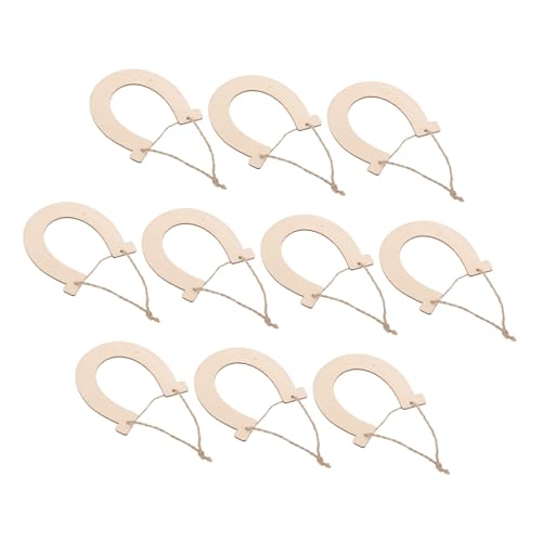 Sewroro 10 Stück Unlackierte Holzstückchen für Diy Bastelaktivitäten von Kindern für Geburtstagsfeiern und Kreative Dekoideen Sewroro 10 Stück Unlackierte Holzstückchen für Diy Bastelaktivitäten von Kindern für Geburtstagsfeiern und Kreative Dekoideen von Sewroro