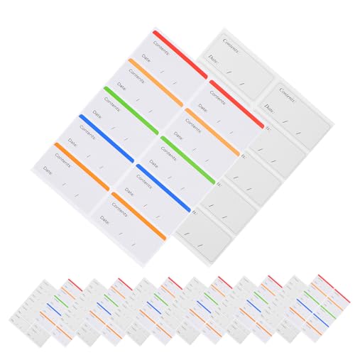 Sewroro 100 Blatt Buffet Lebensmitteletiketten Kühlschrankaufkleber Lebensmitteldatumsetiketten Aufkleber Glasetiketten Küchenetiketten Speisekammeretiketten Babynahrungsetiketten Sewroro 100 Blatt Buffet Lebensmitteletiketten Kühlschrankaufkleber Lebensmitteldatumsetiketten Aufkleber Glasetiketten Küchenetiketten Speisekammeretiketten Babynahrungsetiketten von Sewroro