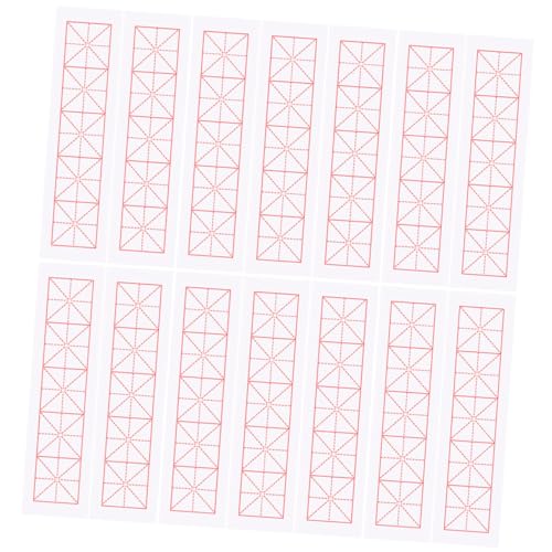 Sewroro 100 Blatt Kalligraphie Übungspapier Weiße Reispapierblätter mit für Anfänger zum Üben der Chinesischen Kalligraphie Geruchsneutral und Langlebig von Sewroro
