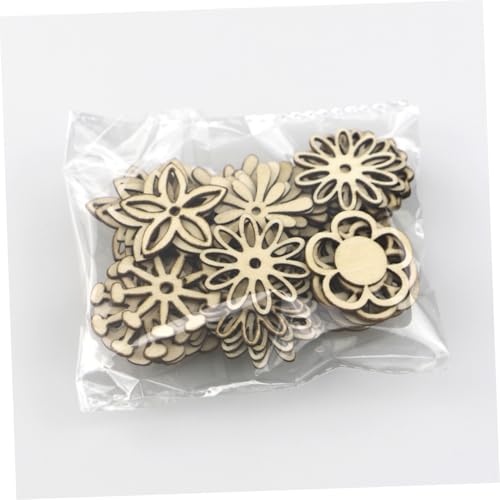 Sewroro 100 Stück DIY Holzscheiben Blütenform Holzstücke Bastelzubehör für Bastelprojekte Natürliche Holzausschnitte zum Bemalen und Dekorieren Kreative Lernspielzeuge Sewroro 100 Stück DIY Holzscheiben Blütenform Holzstücke Bastelzubehör für Bastelprojekte Natürliche Holzausschnitte zum Bemalen und Dekorieren Kreative Lernspielzeuge von Sewroro