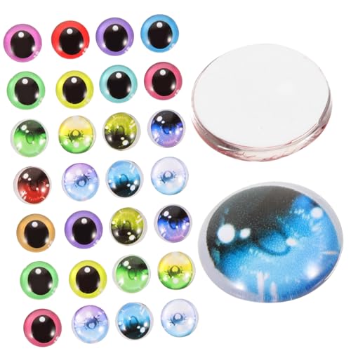 Sewroro 100 Stück DIY Puppenaugen Glasaugen Kunstaugen Bastelaugen für Amigurumi Stofftiere und Halloween Deko Langlebige Detailreiche Fake Eyeball Decors für Bastelbedarf Sewroro 100 Stück DIY Puppenaugen Glasaugen Kunstaugen Bastelaugen für Amigurumi Stofftiere und Halloween Deko Langlebige Detailreiche Fake Eyeball Decors für Bastelbedarf von Sewroro