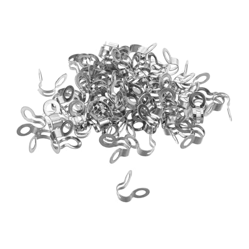 Sewroro 100 Stück Doppelschlaufen Kugelkette Verbinder Verbindungselemente für Kugelkette für Schmuckherstellung Deckenventilator und Lampenzug Silber Sewroro 100 Stück Doppelschlaufen Kugelkette Verbinder Verbindungselemente für Kugelkette für Schmuckherstellung Deckenventilator und Lampenzug Silber von Sewroro
