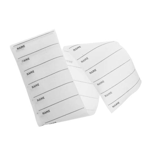 Sewroro 100 Stück Eisenbeschriftbare Namensetiketten für Kleidung DIY Name Tags Waschbar und Vielseitig Einsetzbar für Kindergarten Pflegeheim und Handarbeiten Sewroro 100 Stück Eisenbeschriftbare Namensetiketten für Kleidung DIY Name Tags Waschbar und Vielseitig Einsetzbar für Kindergarten Pflegeheim und Handarbeiten von Sewroro