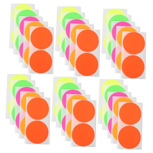 Sewroro 100 Stück Fluoreszierende Mehrfarbige Runde Aufkleber Selbstklebende Punktetiketten für DIY Basteln Scrapbooking Dekorative Sticker Einfach Abziehbar Vielseitig Einsetzbar Farbige Sewroro 100 Stück Fluoreszierende Mehrfarbige Runde Aufkleber Selbstklebende Punktetiketten für DIY Basteln Scrapbooking Dekorative Sticker Einfach Abziehbar Vielseitig Einsetzbar Farbige von Sewroro