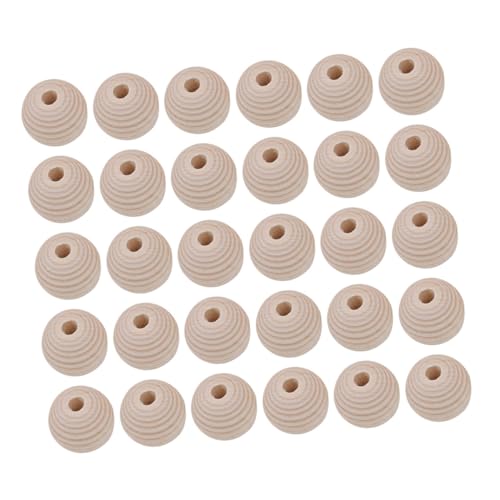 Sewroro 100 Stück Holzperlen Naturfarbe zum Auffädeln Holz Schmuckperlen DIY Bastelmaterial für Armbänder Halsketten und Kreative Dekorationen Sewroro 100 Stück Holzperlen Naturfarbe zum Auffädeln Holz Schmuckperlen DIY Bastelmaterial für Armbänder Halsketten und Kreative Dekorationen von Sewroro
