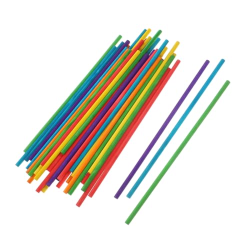 Sewroro 100 Stück Holzstäbe Hochwertigem Holz Leichte Rhythmusstäbe für DIY Basteln Robustes Material für Anfänger Musikunterricht und Kreative Beschäftigung bei Kindergeburtstag von Sewroro