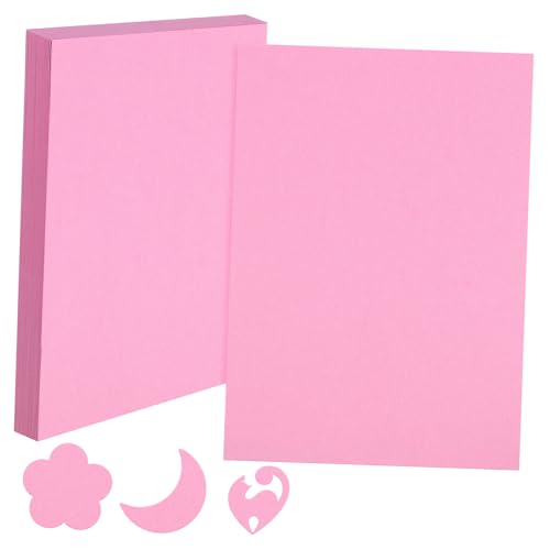 Sewroro 100 Stück Kartonpapier M² Farbiges Dickes Bastelpapier Für Kartenherstellung Origami Kinderhandwerk Robustes Vielseitiges Papier Für Kreative Projekte von Sewroro